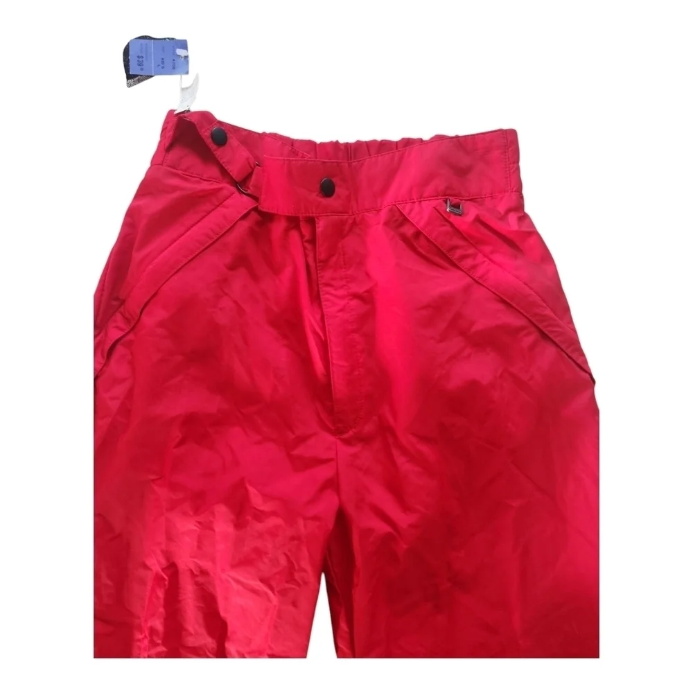 Vintage Black Bear Red Ski Snow Pants – Kid’s Large NWT